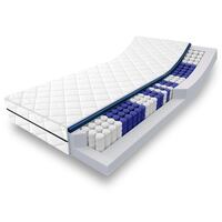 7-vyöhykkeinen taskujousipatja Sleezzz Smart 100 x 200 cm, korkeus 21 cm, lujuusaste H2/H3.