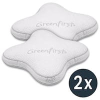 2 x almohadas Sleezzz® de espuma de gel premium para el contorno y el estómago