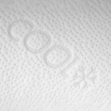 2 x Sleezzz® Almohada cervical de espuma de gel frío 40 x 60 x 16 cm