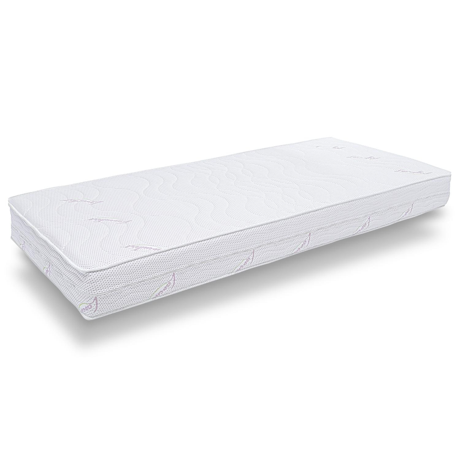 Ergonomic cold foam mattress Supportho Lavender 90 x 200 cm, height 18 cm, firmness level H2/H3
