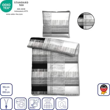 Paquete doble de ropa de cama de microfibra 135 x 200 + 80 x 80 cm