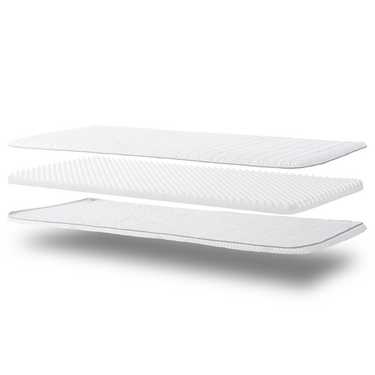 Supportho topper de espuma fría premium 100 x 200 cm H3, altura 9 cm, grado de dureza H3 con funda antibacteriana