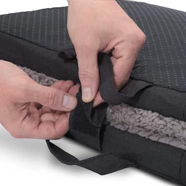 Petzzz alfombrilla ergonómica para mascotas Diva L 100 x 70x 5 cm, plegable, antideslizante
