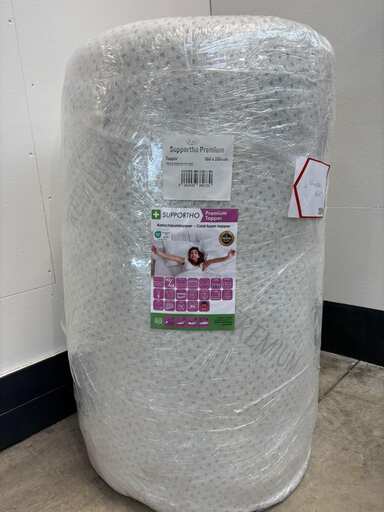 Online returnering af koldskumstoppe Supportho Premium topper 180 x 200 cm H3, højde 9 cm, hårdhedsgrad H3 med antibakterielt betræk