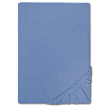 Dvojbalení prostěradel CloudComfort Basic jersey stretch blue 180 x 190 - 200 x 200 cm (2 ks)
