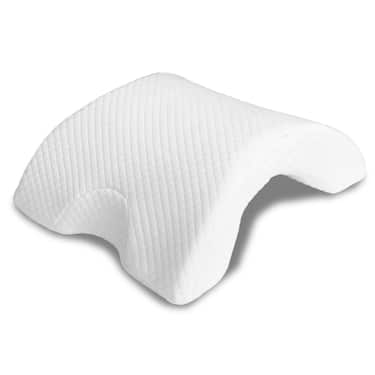 Cojín de brazos para durmientes laterales 26 x 30 x 12 cm con funda de efecto refrescante