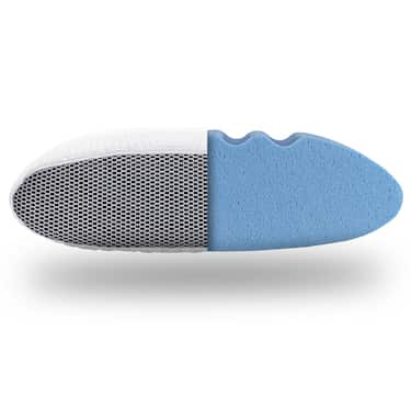 Kallskumstoppmadrass CloudComfort Cool 160 x 200 cm H2/H3, höjd 7 cm, fasthetsnivå H2/H3, 7-zons toppmadrass med sommar- och vintersida + Sleezzz® Cool kudde med kyleffekt