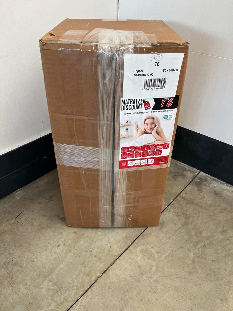 Online Retoure - Пінопластовий топпер Comfort T6 80 x 200 см, висота 6 см, рівень жорсткості H3