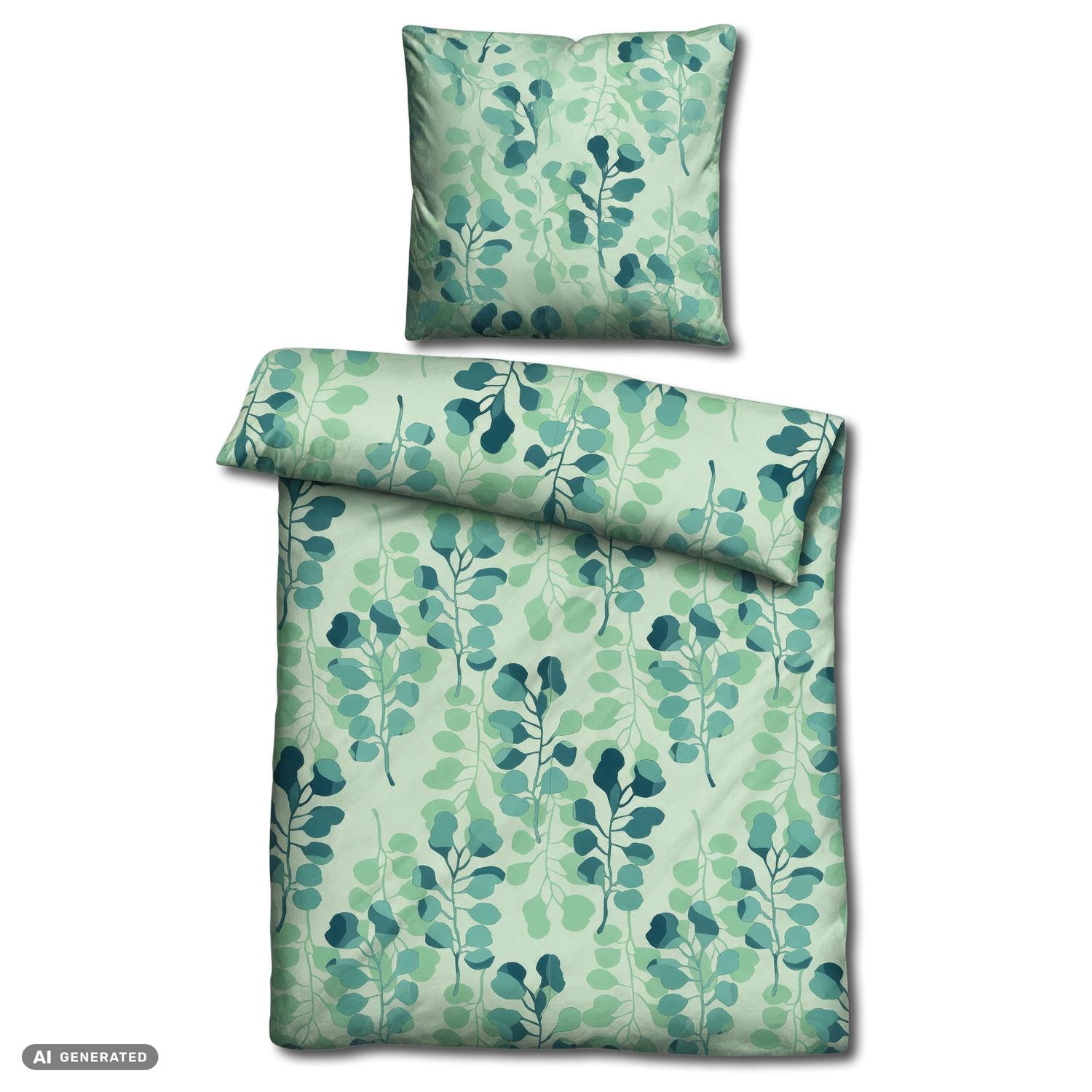 Juego de cama Cloud Comfort de satén Mako, 135 x 200 cm + 80 x 80 cm