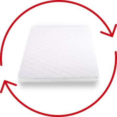 T6 Comfort pjenasti topper 80 x 200 cm, debljina 6 cm, tvrdoća H3