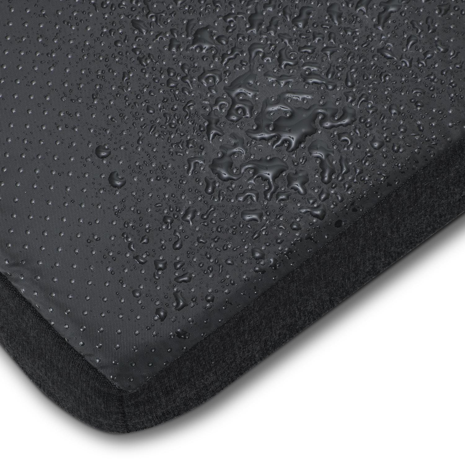 120 x 75 x 10 cm Cojín ortopédico para perros Petzzz talla XL color negro