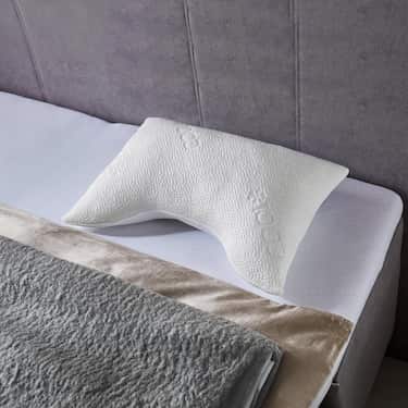 Sleezzz® Almohada cervical de espuma de gel frío 40 x 60 x 16 cm