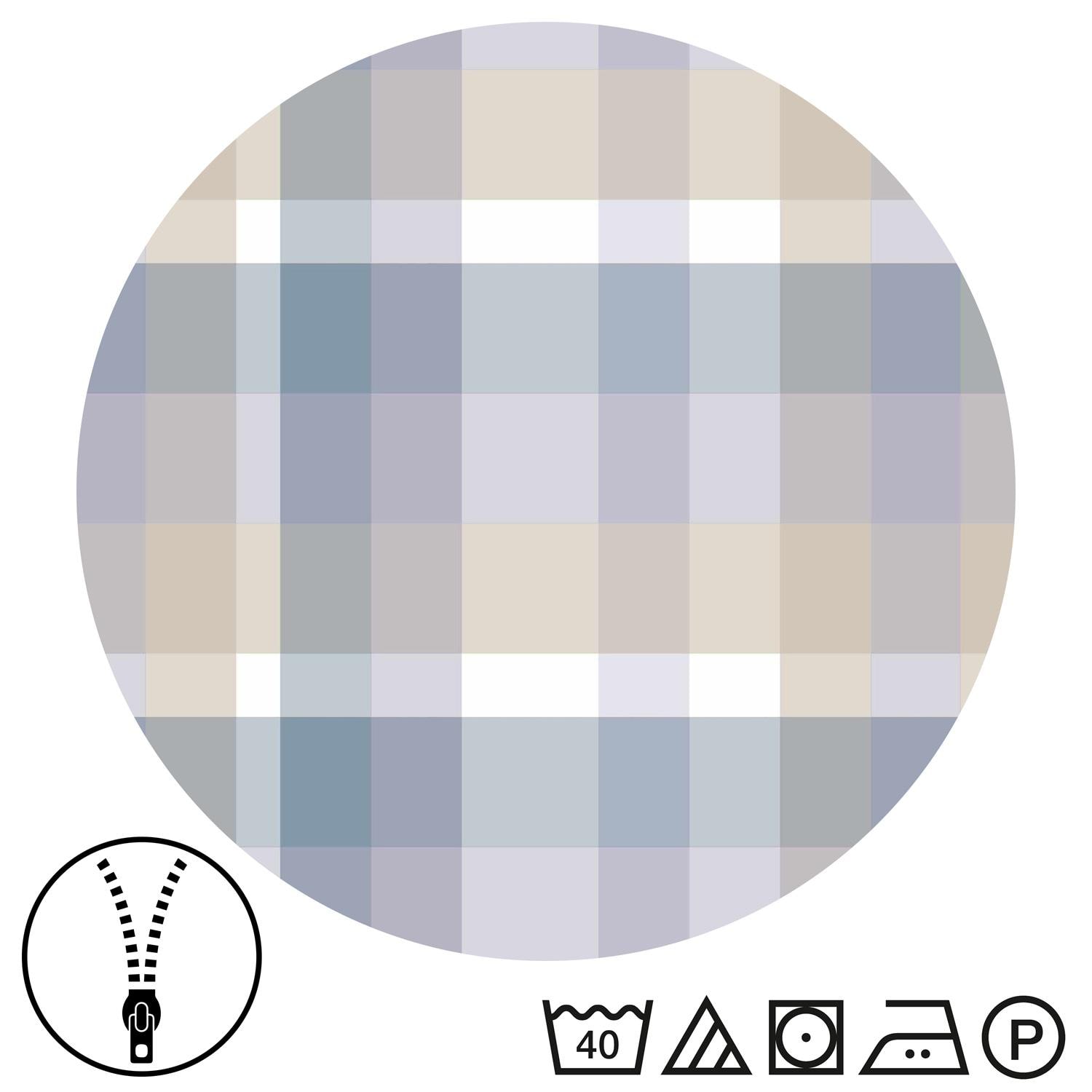 CloudComfort Basic microfiber bed linen plaid 135 x 200 + 80 x 80 cm