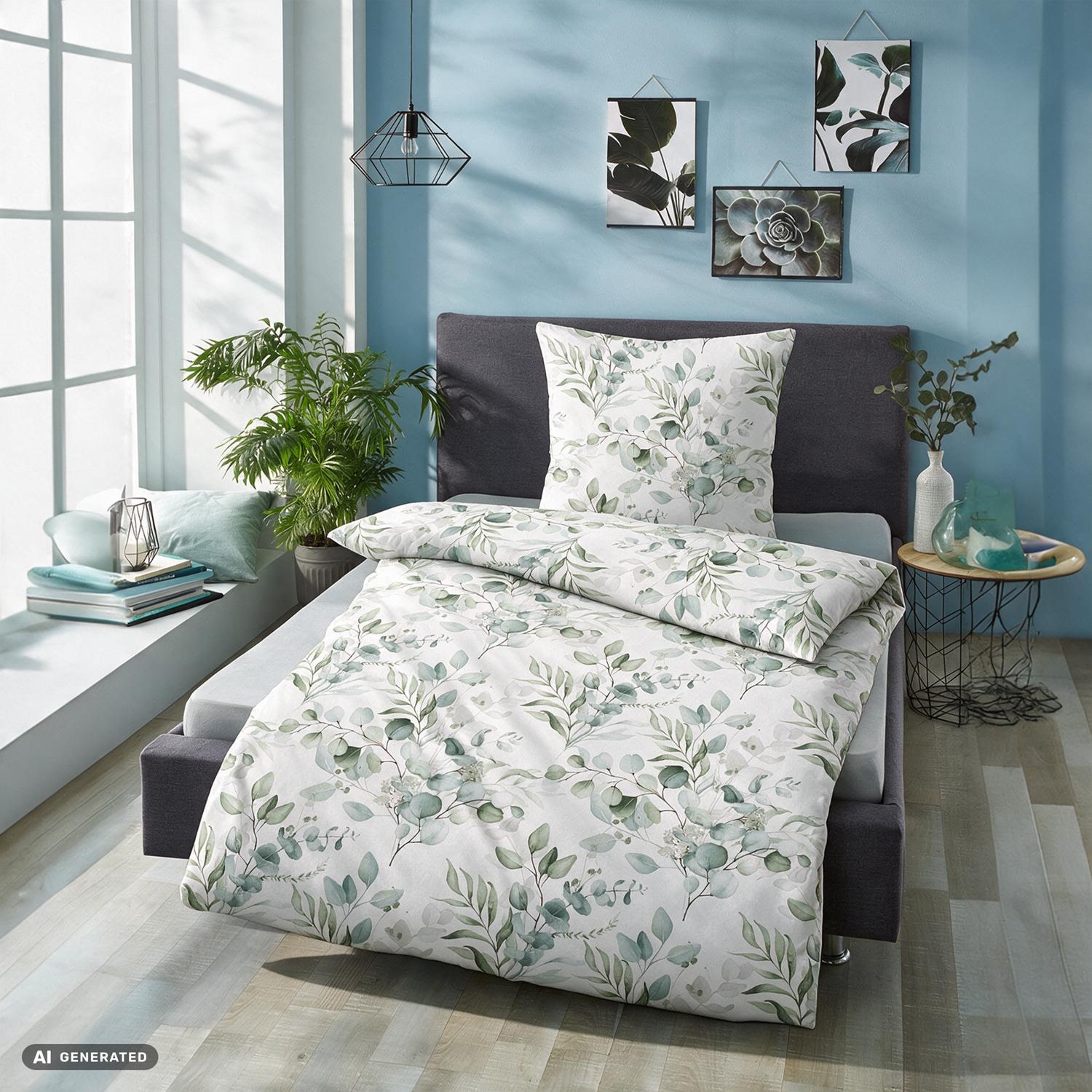 Juego de ropa de cama Renforcé de dos piezas: 140 x 200 cm + 70 x 90 cm