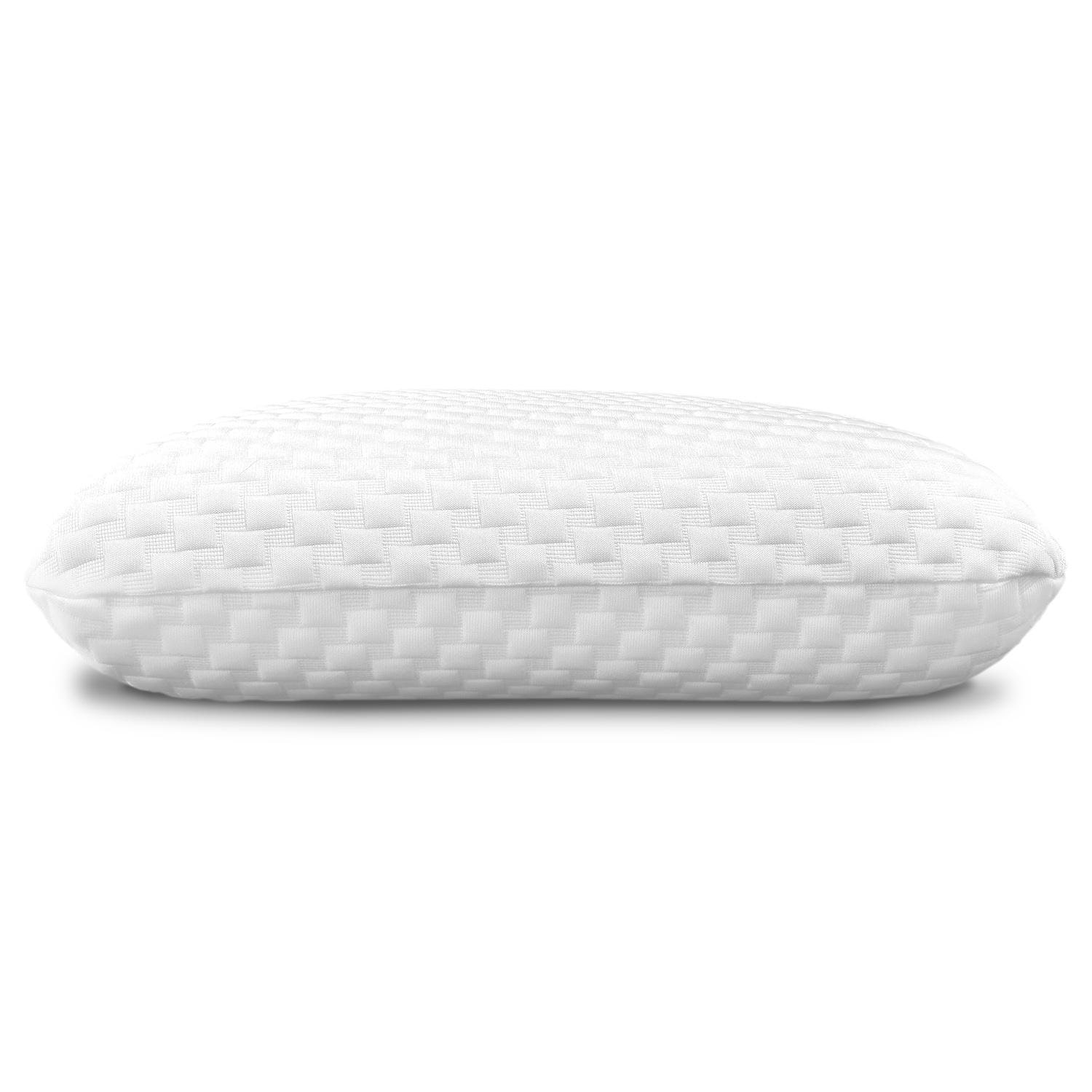 View – Set of 4 Sleezzz® Diamond Visco Neck Support Pillows Air