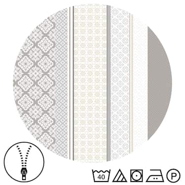 Paquete doble de ropa de cama de microfibra CloudComfort Basic beige 135 x 200 + 80 x 80 cm