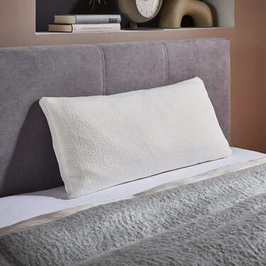 Šalto putplasčio užvalkalas "CloudComfort Cool" 180 x 200 cm H2/H3, aukštis 7 cm, kietumo lygis H2/H3, 7 zonų užvalkalas su vasaros ir žiemos pusėmis