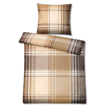 Paquete doble de ropa de cama de fibra fina 135 x 200 cm + 80 x 80 cm