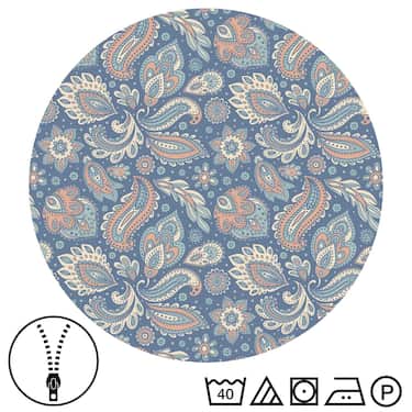 Paquete doble de ropa de cama de microfibra CloudComfort Basic paisley 155 x 220 + 80 x 80 cm