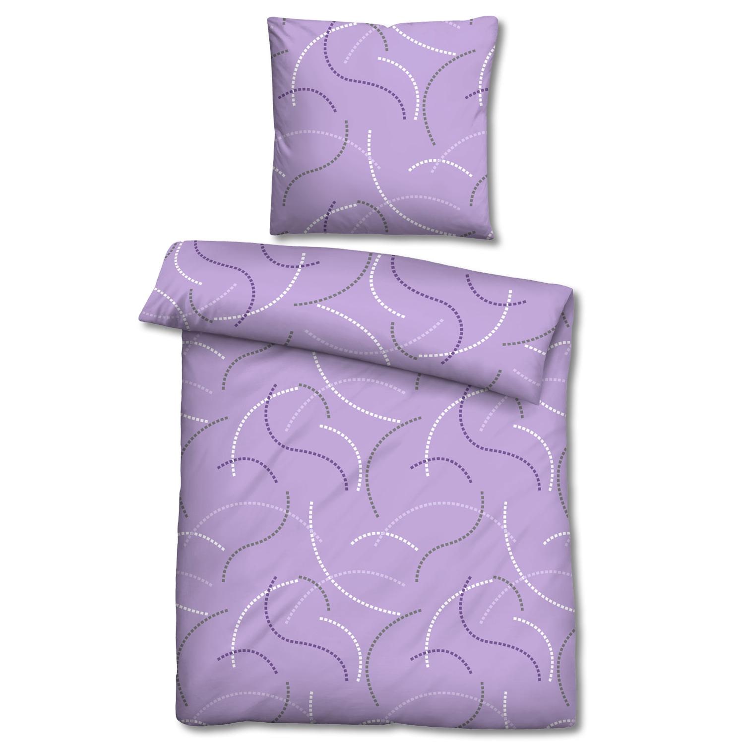 Microfiber satin bed linen 155 x 220 cm + 80 x 80 cm
