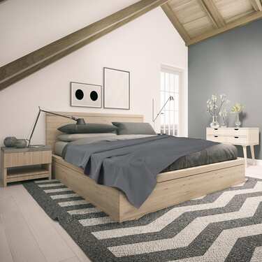 Manta piqué gofre algodón antracita 150 x 200 cm