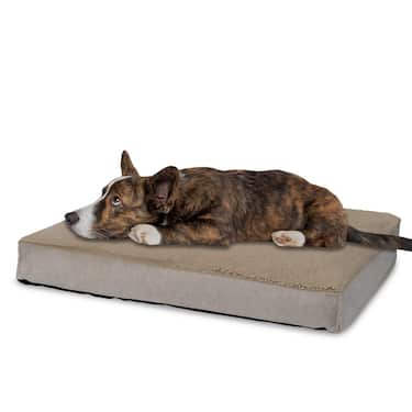 120 x 80 x 11 cm jel pullu köpek matı XL boy, çıkarılabilir battaniyeli