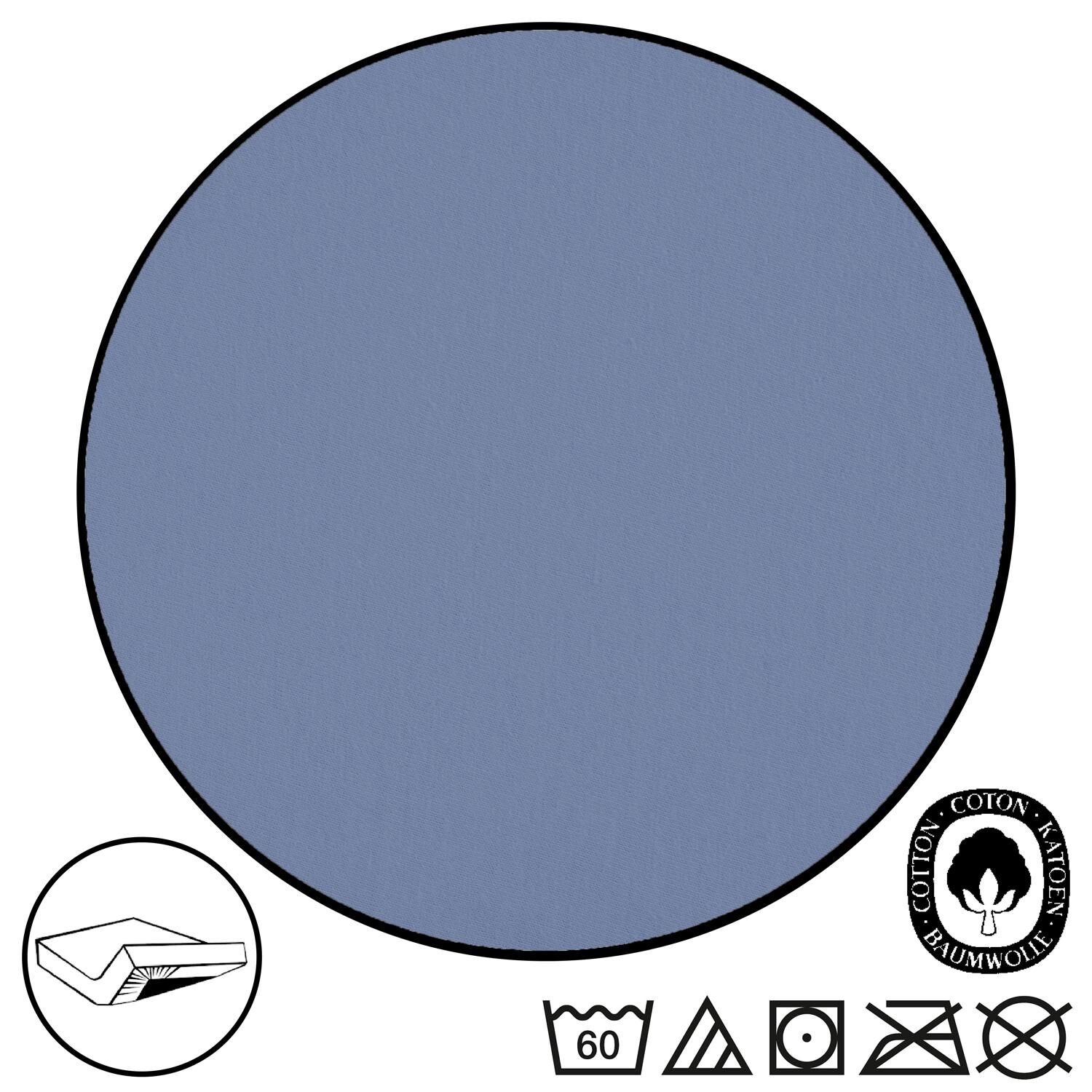 Komplet 4 posteljnih vložkov CloudComfort Basic jersey stretch blue 140 x 190 - 160 x 200 cm (4 kosi)