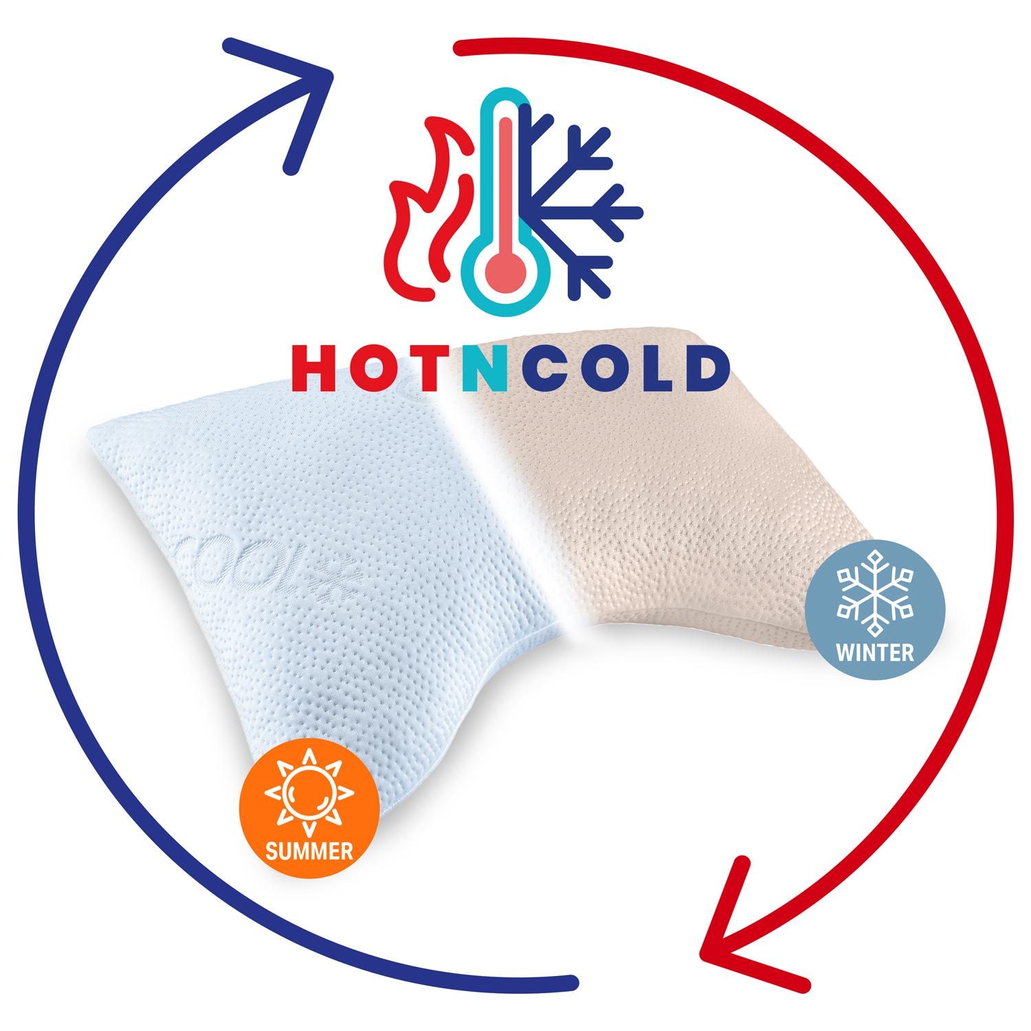 Almohada cervical de contorno Sleezzz® Cool de espuma de gel 40 x 60 x 16 cm