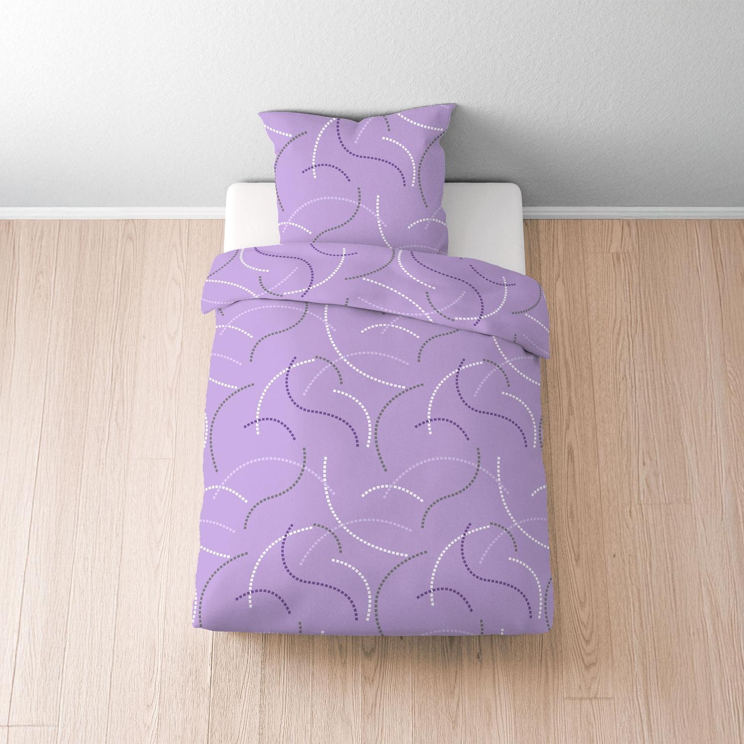 Microfiber satin bed linen 155 x 220 cm + 80 x 80 cm