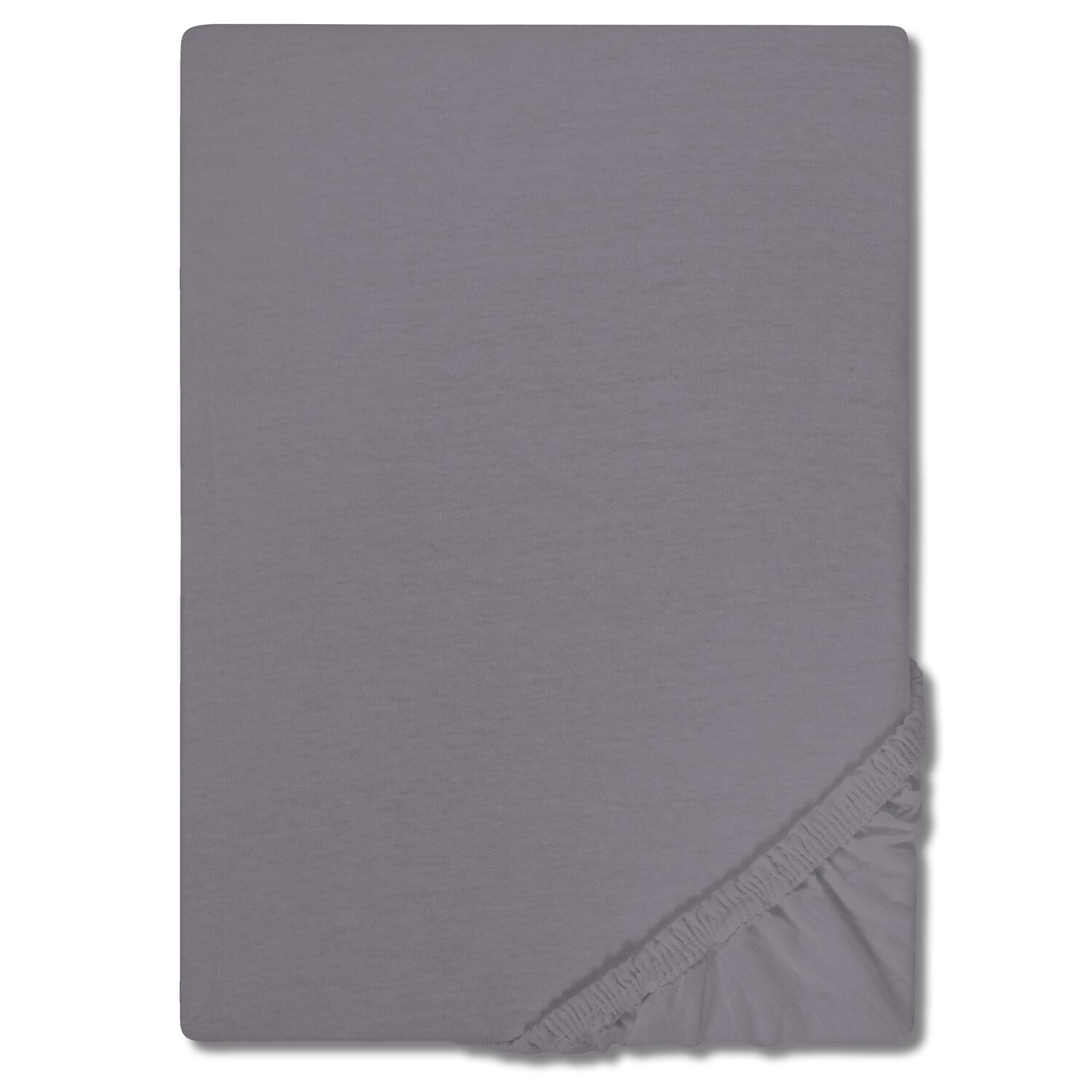 Surprise Pack of 10 Jersey Fitted Sheets, 140 x 190 – 160 x 200 cm