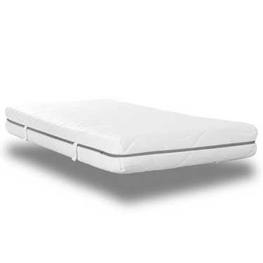 Colchón viscoelástico de 7 zonas Sleezzz Smart 100 x 200 cm, altura 18 cm, nivel de firmeza H3 con espuma con memoria de aire
