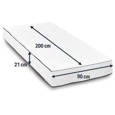 Funda de colchón Sleezzz® Superior 90 x 200 cm, altura 21 cm
