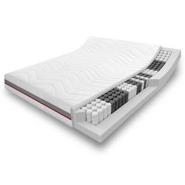Online iade 7 bölgeli pocket yaylı yatak Sleezzz Premium 180 x 200 cm, yükseklik 23 cm, sertlik seviyesi H2/H3 Online iade 7 bölgeli pocket yaylı yatak Sleezzz Premium 180 x 200 cm, yükseklik 23 cm, sertlik seviyesi H2/H3