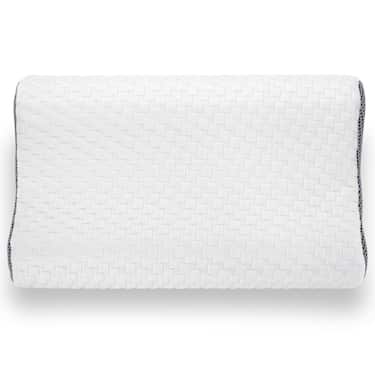 4 almohadas viscoelásticas Sleezzz Premium para el cuello, de 50 x 32 x 11 cm, con funda de doble capa agradable al tacto