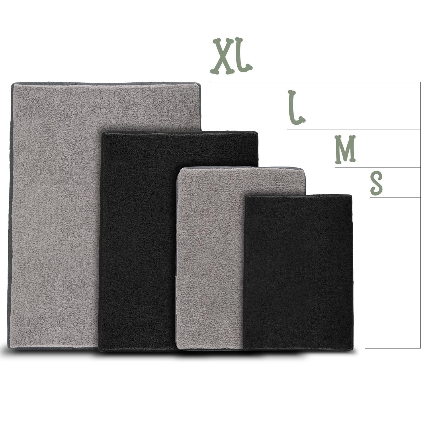 120 x 75 x 10 cm Cojín ortopédico para perros Petzzz talla XL color negro