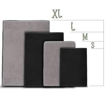 120 x 75 x 10 см Petzzz ортопедична подушка для собак розмір XL колір чорний