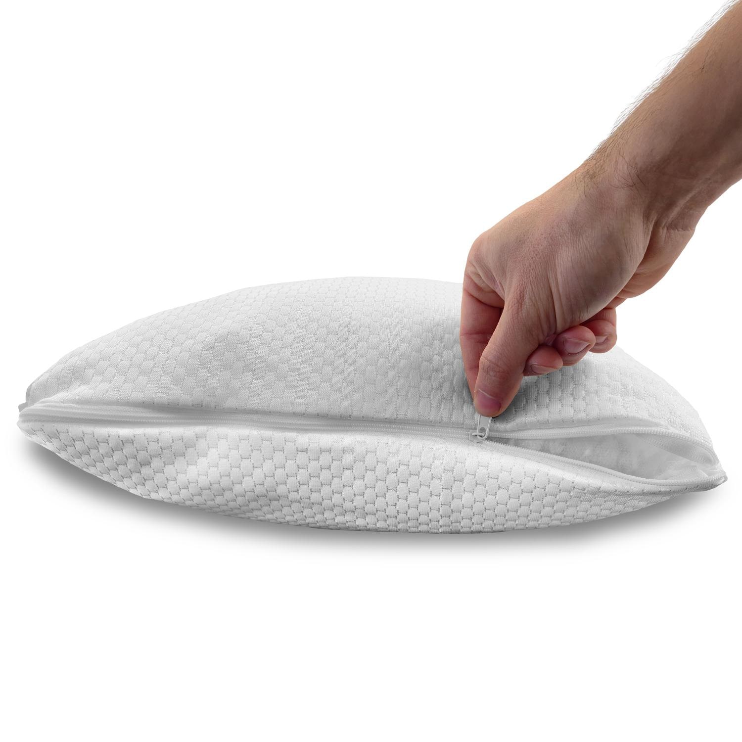 Vlastnosti v symbolech – Dvojbalení viskoelastického polštáře na podporu krku Dream 40 x 80 cm