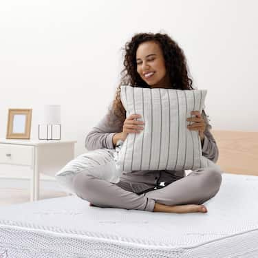 Colchón ergonómico de espuma fría Supportho Lavanda 90 x 200 cm, altura 18 cm, nivel de firmeza H2/H3 + sobrecolchón 90 x 200 cm