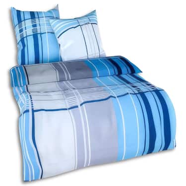 Paquete doble de ropa de cama de fibra fina 135 x 200 cm + 80 x 80 cm