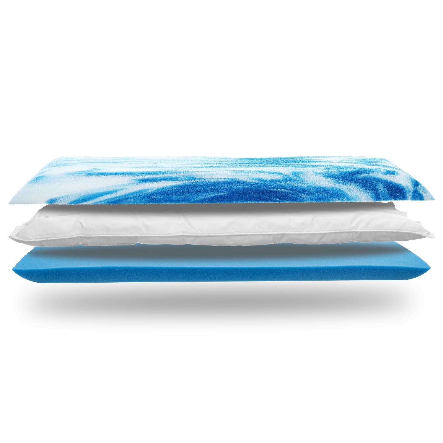 2 x Sleezzz Smart height and firmness-adjustable cushion 33 x 75 cm