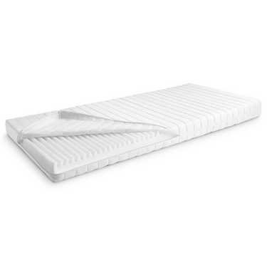 Colchón de espuma fría K16 90 x 190 cm, altura 16 cm, nivel de firmeza H2/H3 + almohada de gel CloudComfort Basic 40 x 80 cm gratis