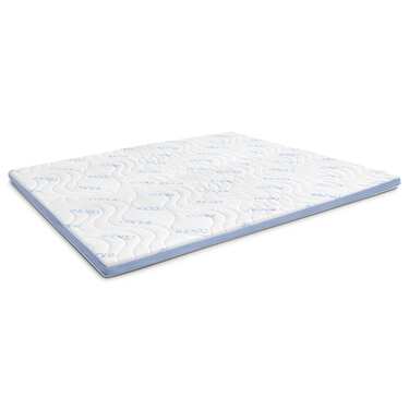 Koldskumstoppe CloudComfort Cool 140 x 200 cm H2/H3, højde 7 cm, fasthedsniveau H2/H3, 7-zonetoppe med sommer- og vinterside