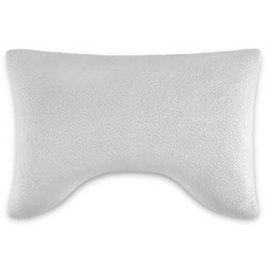 Colchón viscoelástico Sleezzz Premium 140 x 200 cm, altura 20 cm, grado de firmeza H2/H3, con asas para darle la vuelta + almohada de apoyo cervical Sleezzz® Cool de espuma de gel con contorno, 40 x 60 x 16 cm