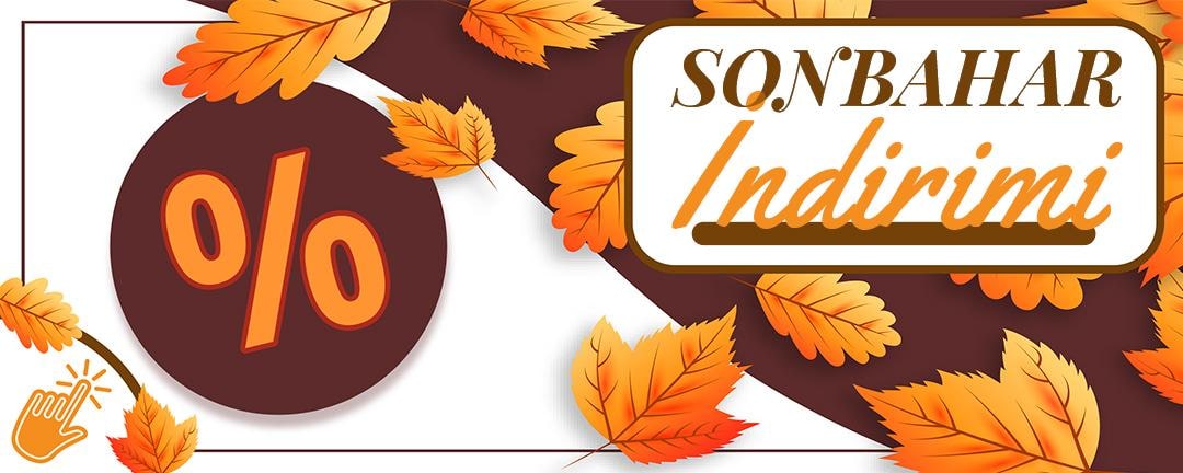 Sonbahar indirimi teklifleri Sonbahar indirimi teklifleri