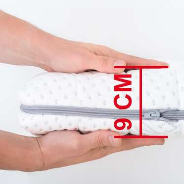 Online returnering af koldskumstoppe Supportho Premium topper 180 x 200 cm H3, højde 9 cm, hårdhedsgrad H3 med antibakterielt betræk