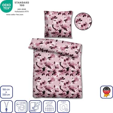 Dvojni paket posteljnine bobrovec 155 x 220 cm + 80 x 80 cm