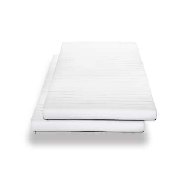 Colchón de espuma confort K10 90 x 200 cm, altura 10 cm, grado de firmeza H3, juego gemelo