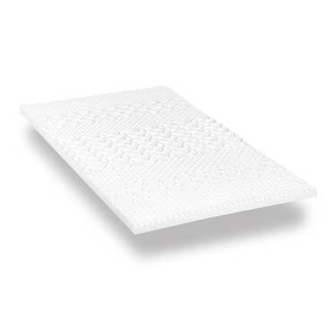 Koldskumstoppe CloudComfort Cool 140 x 200 cm H2/H3, højde 7 cm, fasthedsniveau H2/H3, 7-zonetoppe med sommer- og vinterside