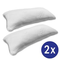 2 x Almohada viscoelástica CloudComfort 40 x 80 cm