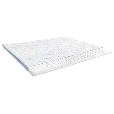 Koldskumstoppe CloudComfort Cool 140 x 200 cm H2/H3, højde 7 cm, fasthedsniveau H2/H3, 7-zonetoppe med sommer- og vinterside